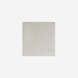 Light grey organic cotton washcloth.