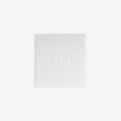 White washcloth.